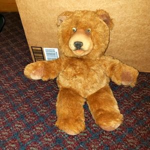Vintage 1994 teddy bear hand puppet plush plushy